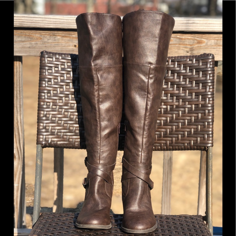 Brown Over the Knee Boots